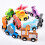 Magnetic Dinosaur Train Set Educational Toy for Toddlers 5