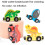 Magnetic Dinosaur Train Set Educational Toy for Toddlers 7