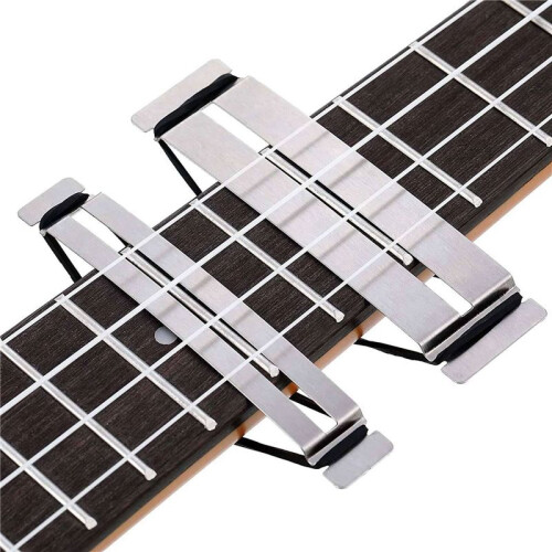 4Set Gitarr GripbräDe Skydd Rostfritt StåL Bas GripbräDe Skydd Luthier Tool GripbräDe Skydd för Dressing Av Band 2