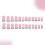 Square Press-On Nails with Leopard and Bowknot Design, 24 4