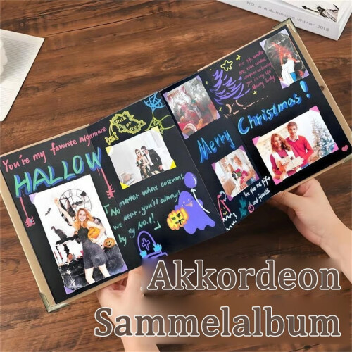 Hopfällbart scrapbookalbum, utbyggbart, 230 cm 1