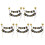 5Pcs Cake Inserts Decor Creative Lovely Patterns Cake Decoration Cake Cupcake Decorating Bakeware for Cake 2