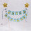 5Pcs Cake Inserts Decor Creative Lovely Patterns Cake Decoration Cake Cupcake Decorating Bakeware for Cake 5