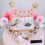 5Pcs Cake Inserts Decor Creative Lovely Patterns Cake Decoration Cake Cupcake Decorating Bakeware for Cake 7