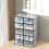 Thick & Sturdy Clear Shoe Storage Organizer with Magnetic Door, Stackable & Foldable – Compatible with Standard Closets 7