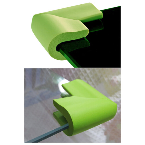 6PCS L-Shaped Corner Protectors for Baby Proofing, with Double-Sided Tape, compatible with Sharp Table Corner Protector 1