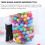 100Pcs Round Shaped Ocean Balls Assorted Colors Lightweight Plastic Balls for Games 2