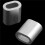 2 mm Aluminium med Dubbla HåL VajerkläMma 800 St 5
