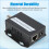 1Pcs Ethernet IP Extender Over Coax HD Network Kit EoC Coaxial Cable Transmission Extender for Security CCTV Cameras(B) 7
