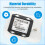 1Pcs Ethernet IP Extender Over Coax HD Network Kit EoC Coaxial Cable Transmission Extender for Security CCTV Cameras(B) 10