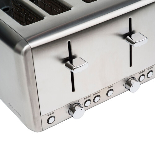 Champion Toaster 4 Scheiben 1000W BR420 Edelstahl 1