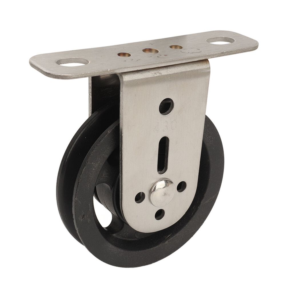 Wall Mount Fixed Pulley Wheel, 360 Rotation, Stainless Steel 8Kg 4061387303050
