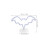 2Pcs Pink Bat Shaped Neon Night Lamp USB LED Decorative Table Light 2