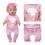 Pijama com estampa animal para bonecas de 43 cm/18 polegadas, roupa de dormir com estampa de desenho animado e ajuste confortável. 2
