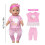 Pijama com estampa animal para bonecas de 43 cm/18 polegadas, roupa de dormir com estampa de desenho animado e ajuste confortável. 3