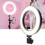 Even Lighting Without Glare LED Ring Light With Adjustable Tripod Stand Multi Purpose Illumination USB Powered Desk Light Compact And Portable Design 5