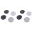8Pcs Ceramic Porcelain Coasters Insulation Round Cup for 2