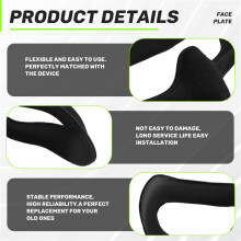 Face Plate Replacement Kit for Avata 2 Goggles 3 Face Mask Cover Drone Flight Glasses Sponge Eye Pads Black