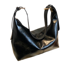 Dámska kabelka Hobo s nastaviteľnými popruhmi, nadčasový elegantný dizajn, multifunkčná taška cez rameno, vintage vzhľad s priestranným