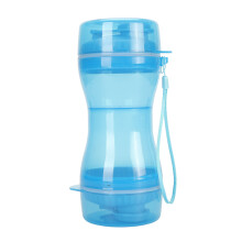 Safe and Healthy Pet Water Dispenser, Rational Design Dog Water Bottle with Food Container, Portable Dual Compartment Bottle for Outdoor Adventures,
