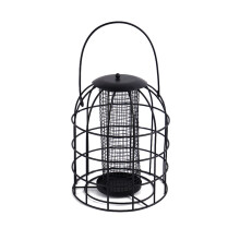 Mangeoire Ă oiseaux en cage de fer 18 x 18 x 28,5 cm