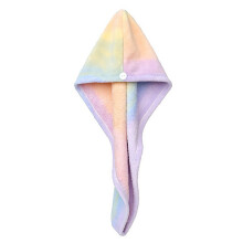 Soft Coral Fleece Hair Turban Towel25x65cm