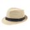 Unisex Λινό Καπέλο Fedora, Απορροφητική Ιδρώτας, Κλασικό Σιλουέτας με Πλατύ Γείσο, 1