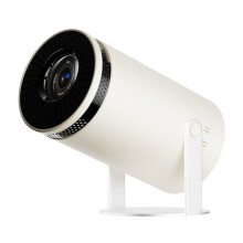 Tacaíonn 4K1080P le Mini-Teilgeoir Inaistrithe, Ceartú Uathoibríoch Keystone le Uillinn Teilgean Inchoigeartaithe, WiFi6 agus Bluetooth, Teilgeoir