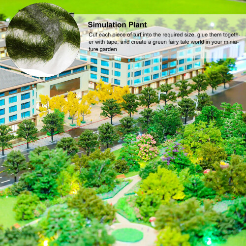 1 Box Long Strip Simulation Grass For Diy Sand Table Micro Landscape 2
