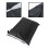 1Pc Black Polyester Waterproof Pool Cover Folding Protective Cover 8