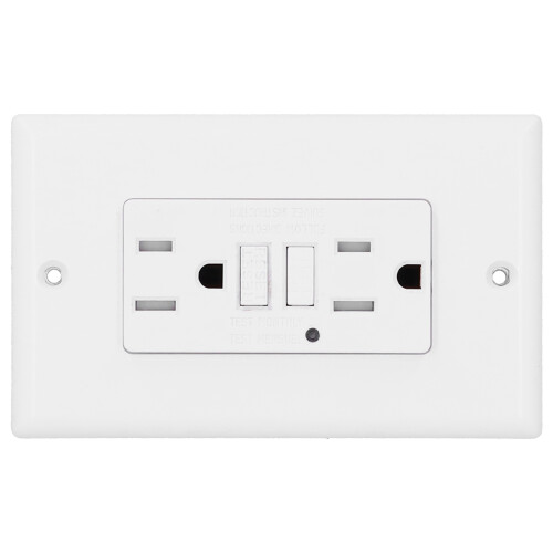 Πρίζες GFCI αυτοελέγχου με φορτιστές USB, ανθεκτική στη γη, προστασία από σφάλματα 1