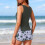 Μαγιό Tankini Blouson για γυναίκες2026Ολόσωμο μαγιό δύο τεμαχίων με αθλητικές τσέπες και 4