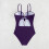 Women's Wrap Front One Piece Swimsuit with Tummy Control 4