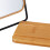 Table mirror with bamboo frame 10