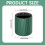 Utensil Storage Stand Rotating Cylinder Holder 6 Slots 3