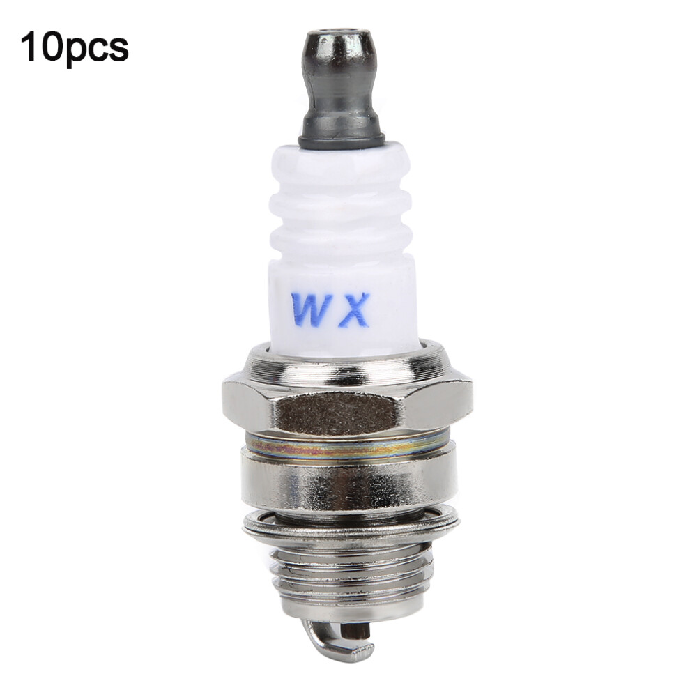 10Pcs Ceramic Spark Plugs For 43Cc 47Cc 49Cc Mini Dirt Bikes, Atv, Quad 8411392410476