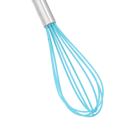 5-Piece Blue Silicone Utensil Set - Non-Scratch, Heat Resistant Kitchen Tools 2