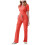 asdoklhq Γυναικείο Μπλούζα Scrubs με V-Neck, Παντελόνι με Τσέπες και Κορδόνι και Casual Σετ Δύο 2