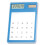 Mini Solar-Powered Pocket Calculator for Students – Transparent Basic Standard Desktop Calculator Compatible with All Standard Uses 2