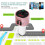 FM Transmitter for Car with Bluetooth Handsfree Calling Excellent HI FI Stereo Sound Anti Statics Design Multi Function Smart USB Socket Plug and 8