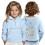 Boys Hoodie Letter Print Pullover Zip Up with Pockets 2