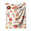 Valentine's Day Flannel Blanket Double-Sided Fleece Pink 2