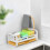 Perforation-Free Multi-Functional Kitchen Sink Draining & Storage Rack – White/Yellow, Compatible with Standard Sinks 5