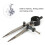 Precision Angle Divider Rotating Craft Tool With Hardened Points For Leathercraft And Mechanical Scribing 4