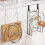 Delicate Pot Lid Rack Black Wall Mounted Kitchen Storage Holder Compact and Convenient 2