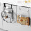 Delicate Pot Lid Rack Black Wall Mounted Kitchen Storage Holder Compact and Convenient 4