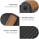 HEMOTON Steak Press Hamburger Meat Tenderizing Tool Patty Round Grill Black 6