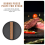 HEMOTON Steak Press Hamburger Meat Tenderizing Tool Patty Round Grill Black 8