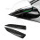 2 Styck Universal Kolfiber Car Backspegel Trim Side Mirror Protector Guard 2