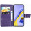 Samsung Galaxy A71 5G wallet case butterfly purple leather 2